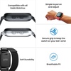 image:imageGabb Watch Sport Band  Hook and Loop Smart Watch Replacement Strap Breathable Washable Fits All Watches Adjustable for Comfort and DurabilityBlack Storm