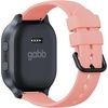 image:imageGabb Watch Style Band  Kids Watch Band Replacement Soft Silicone Strap Water Resistant Sweatproof Replacement Watch Strap for Kids Kids Smartwatch Strap  Midnight BluePink
